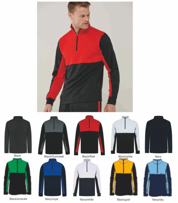 Finden & Hales LV874  1/4 zip Track Top